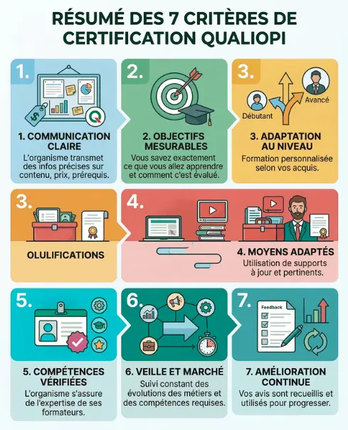 Résumé des critères de certification