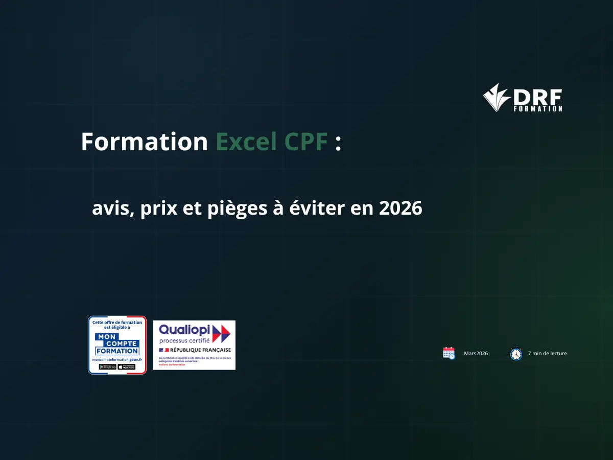 Excel CPF : avis, prix et pièges à éviter en 2026
