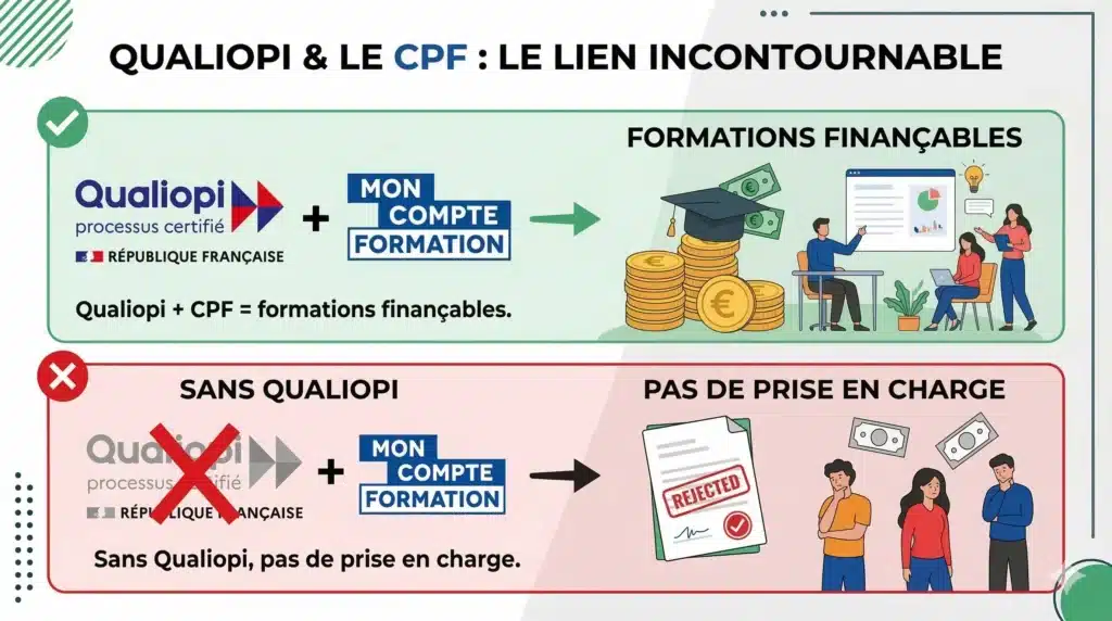 Lien entre Qualiopi et CPF
